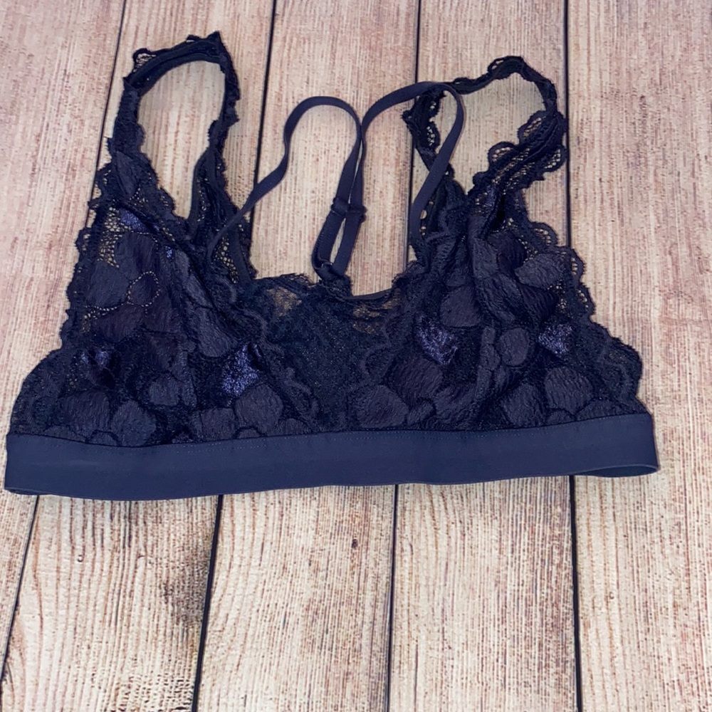 Aerie navy blue bralette size small - Picture 2 of 4